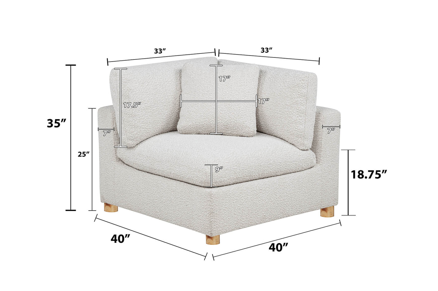 SE06-CC Modular Corner Chair