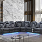 McFerran Home SF2828 Black Sectional LED Lights