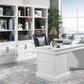 Shoreham Effortless White Executive Desk by Parker House