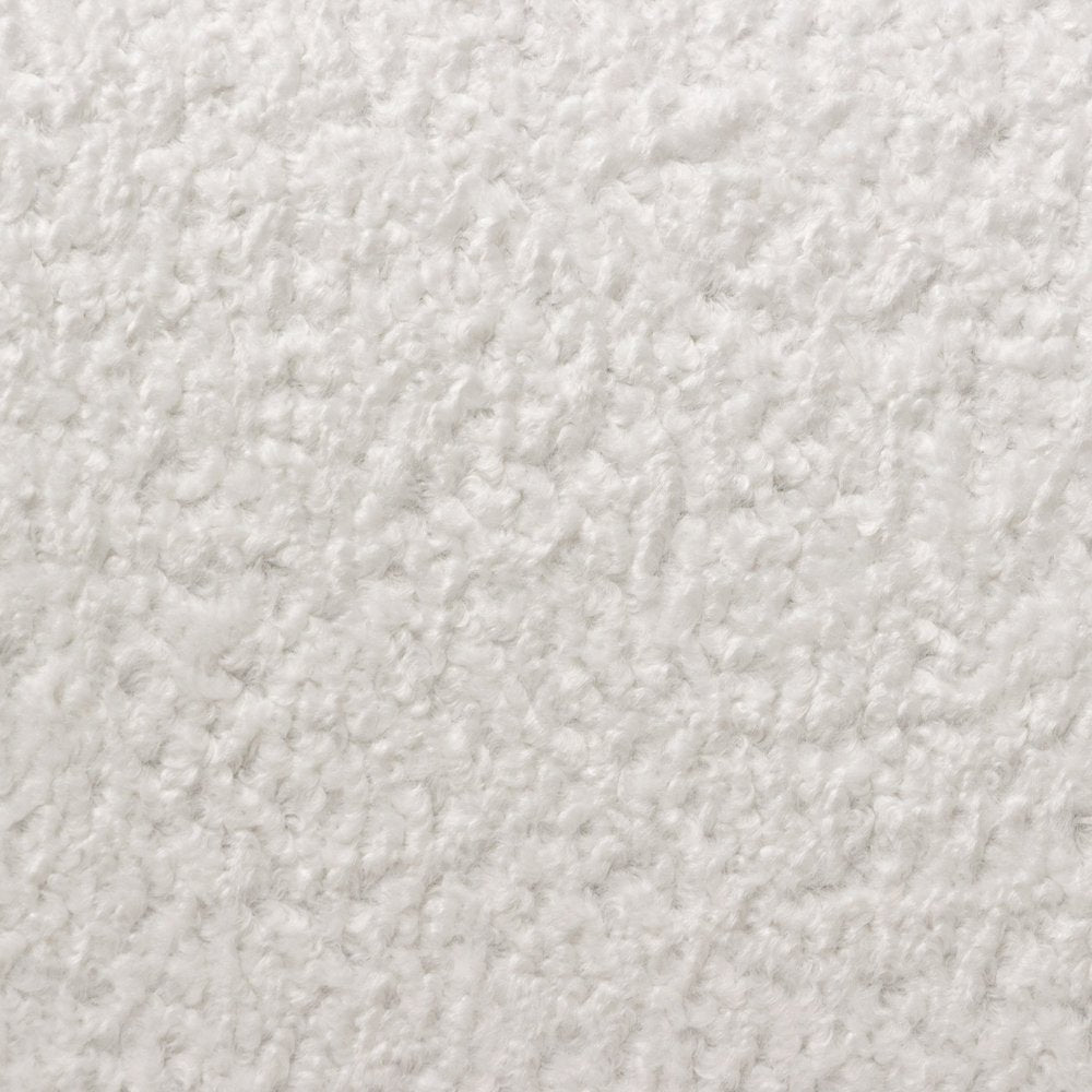 Simone White Faux Sheepskin Living Room Group