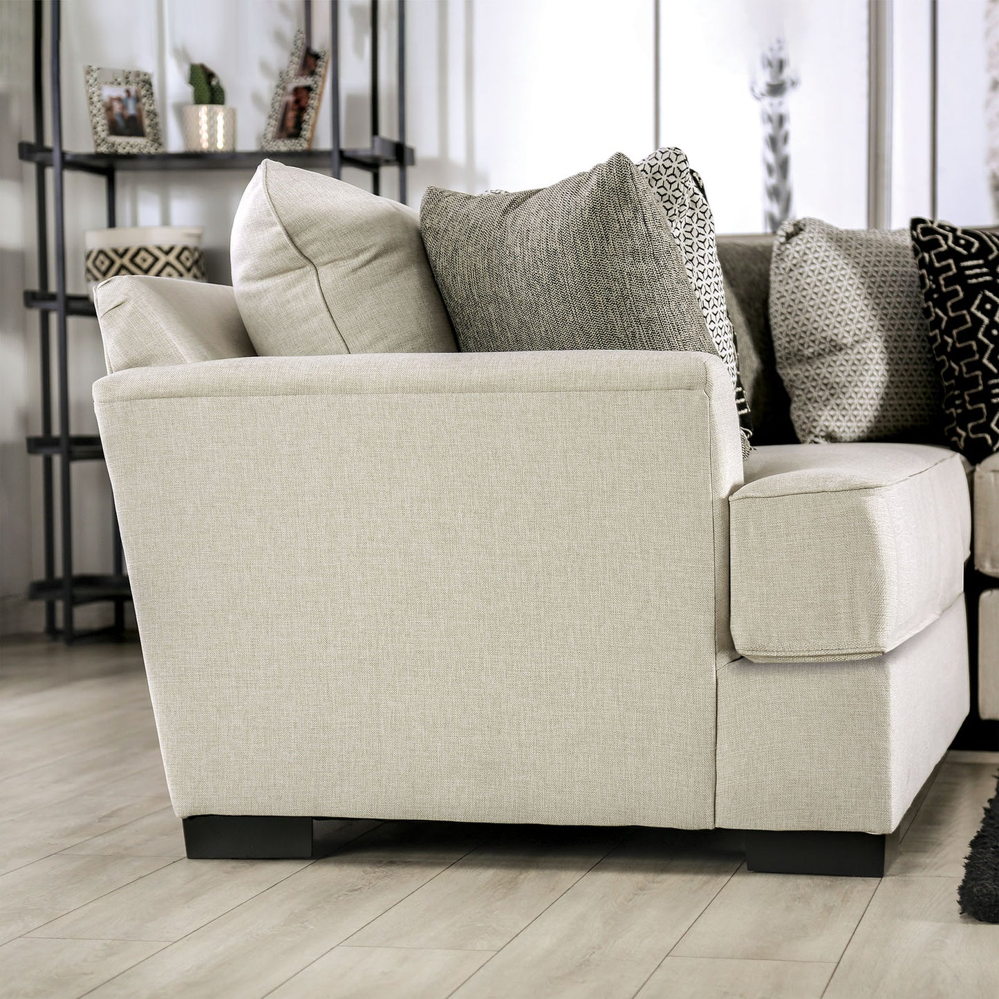 Gunnersbury Gray Chenille Sectional SM1119