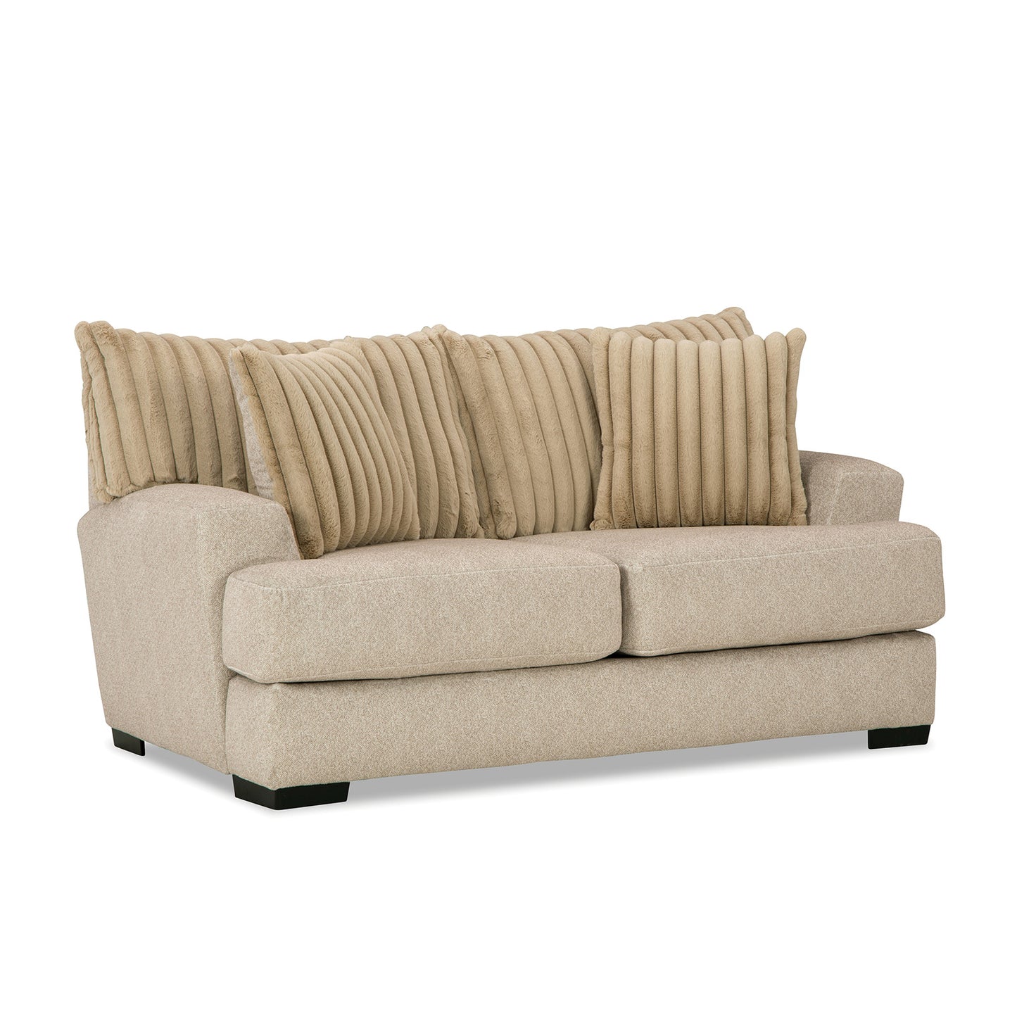 Loughlin Light Brown Sofa & Loveseat Chenille