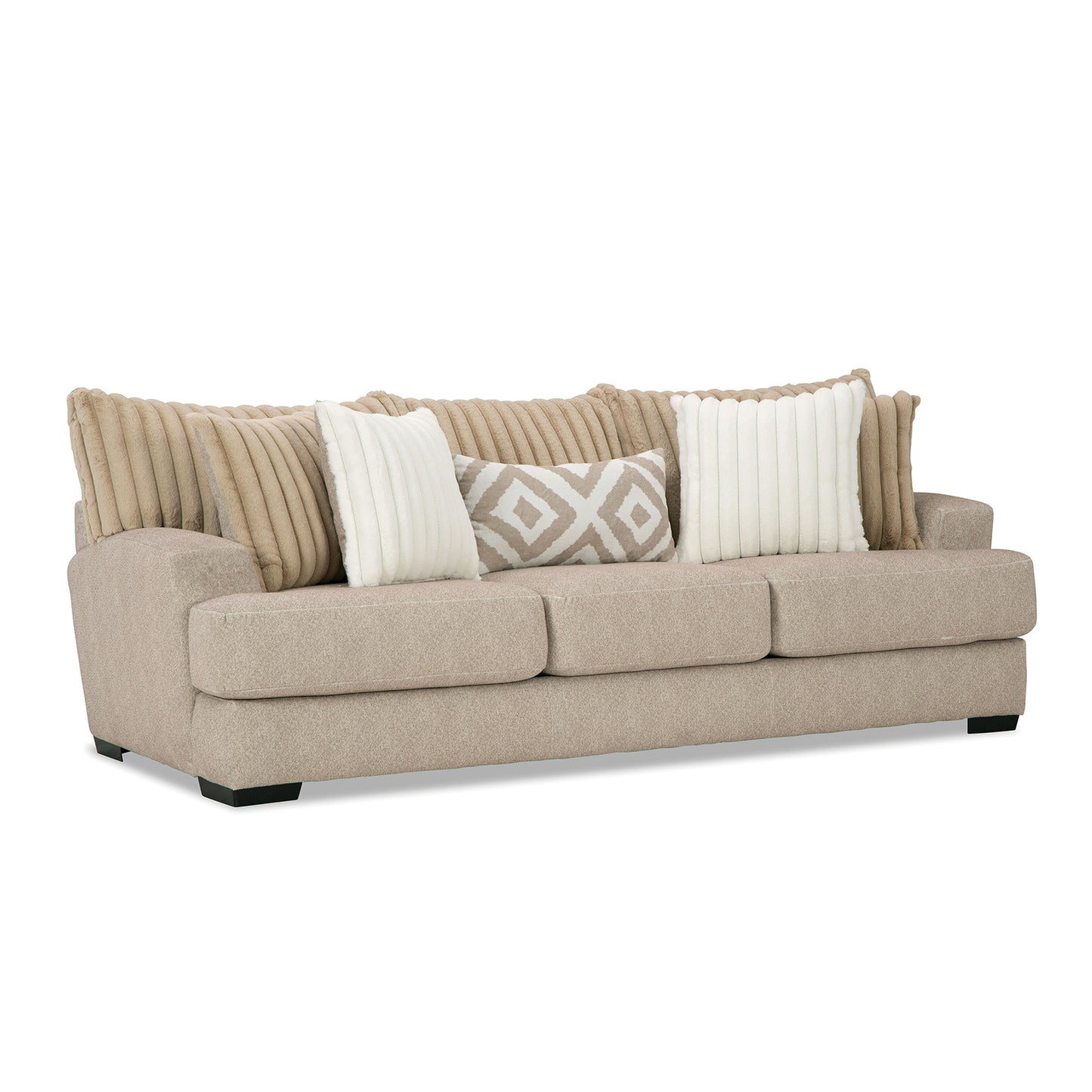 Loughlin Light Brown Sofa & Loveseat Chenille
