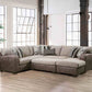 Ashenweald Sectional Brown Microfiber SM5404