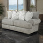 Nerone 2 Pc Gray Polyester Sofa Set