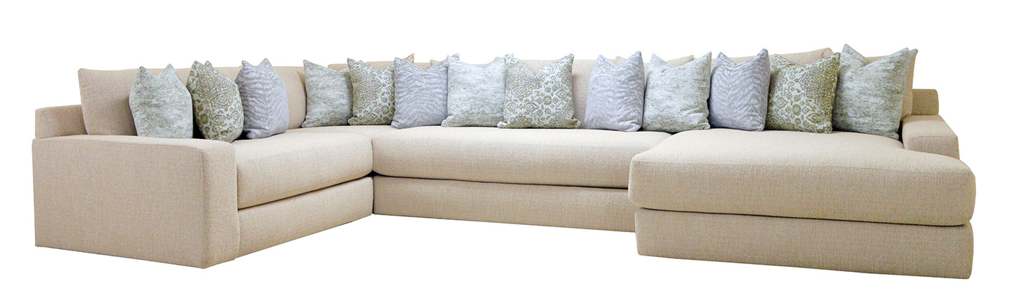 Portslade Warm Beige Oversized Sectional