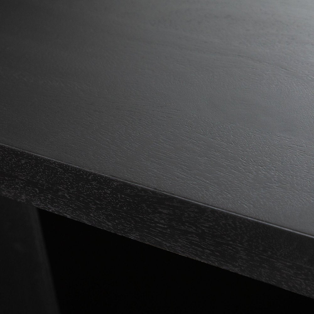 Sonoma 80" Black Dining Table