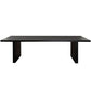 Sonoma 80" Black Dining Table
