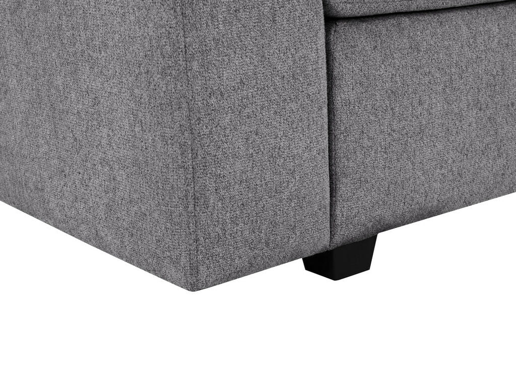 Samara Gray Chenille Storage Sectional 81620