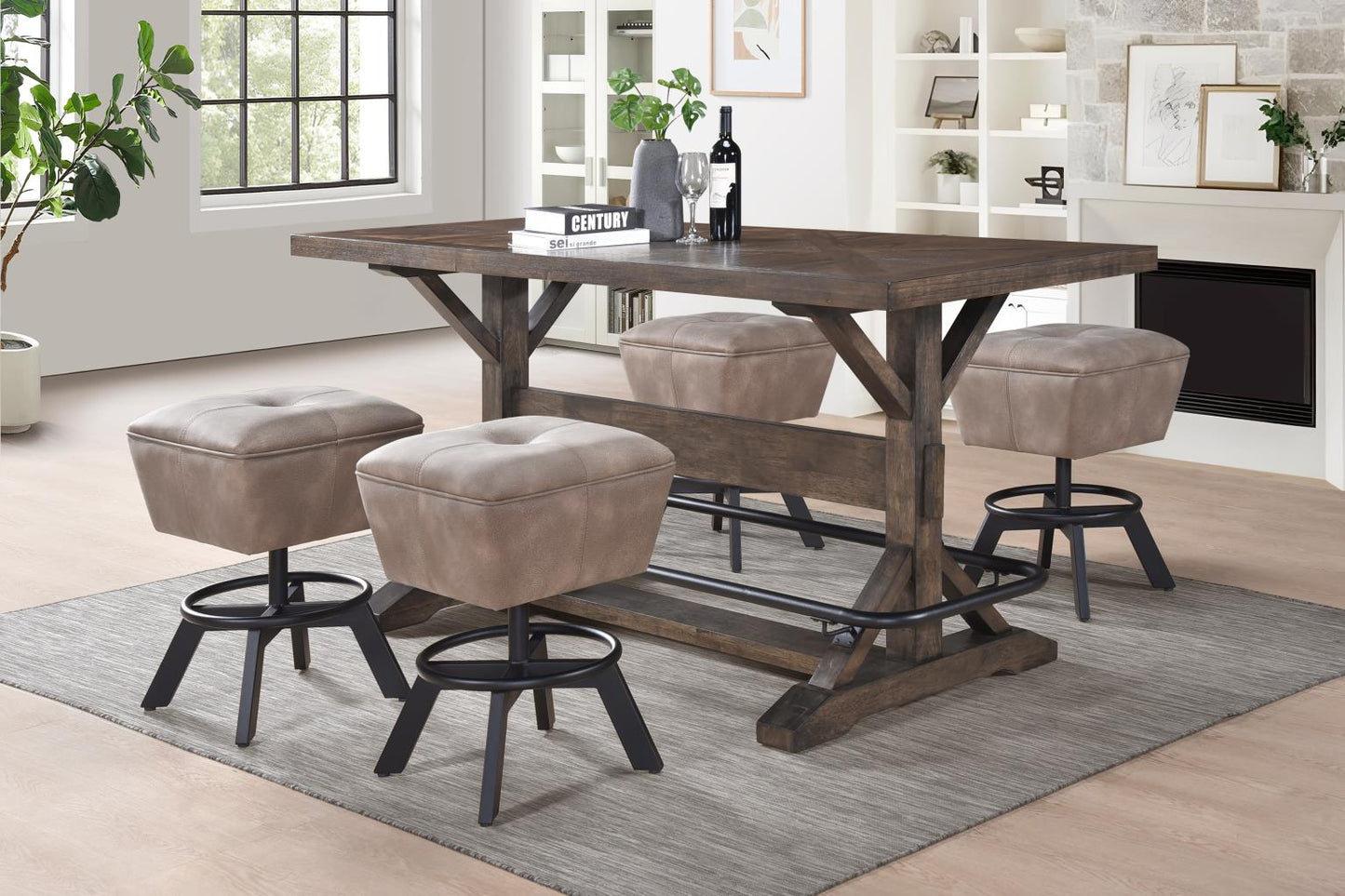 Sequoia Rustic Espresso Dining Collection