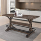 Sequoia 6 Pc Rustic Espresso Dining Set