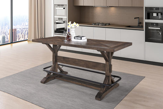 Sequoia 6 Pc Rustic Espresso Dining Set