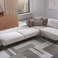 Seul Cream Sectional Sleeper by Bellona