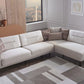 Seul Cream Sectional Sleeper by Bellona