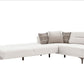 Seul Cream Sectional Sleeper by Bellona