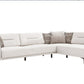 Seul Cream Sectional Sleeper by Bellona