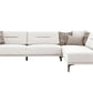 Seul Cream Sectional Sleeper by Bellona