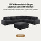 Sloane Charcoal Corduroy Modular Sectional