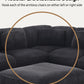 Sloane Charcoal Corduroy Modular Sectional