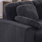 Sloane Charcoal Corduroy Modular Sectional