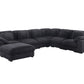 Sloane Charcoal Corduroy Modular Sectional