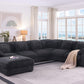 Sloane Charcoal Corduroy Modular Sectional