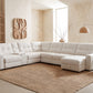 Snyder White 7 Pc Slider Sectional