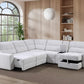 Snyder White 7 Pc Slider Sectional