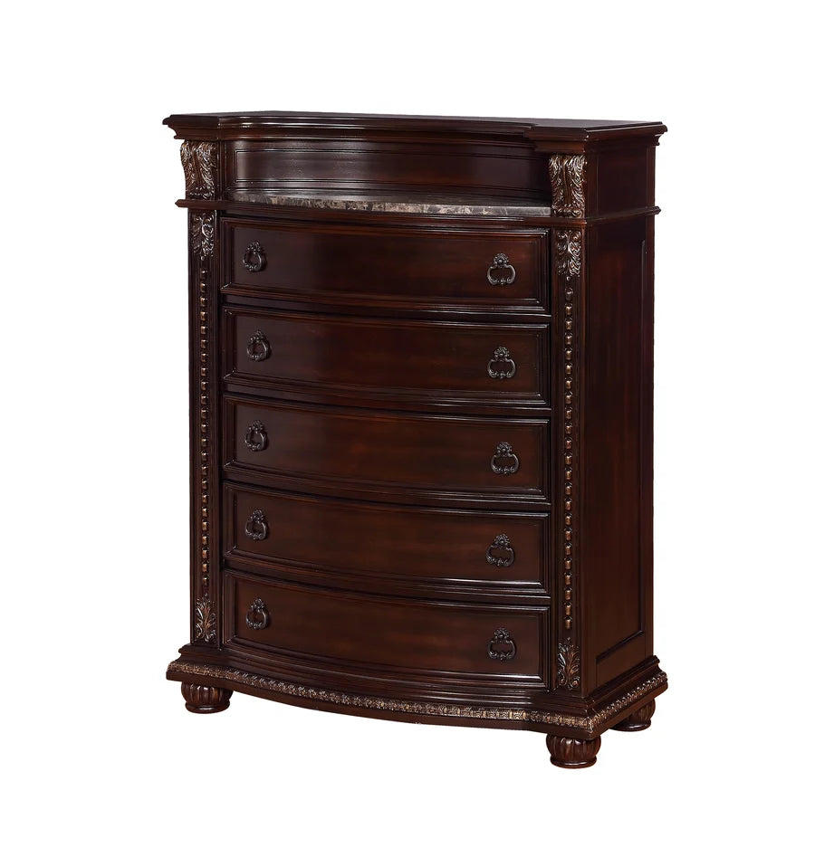 Stanley Cherry 5 Drawer Chest B1600-4