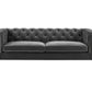 Charlene Button Tufted Rolled Arm Chesterfield Sofa