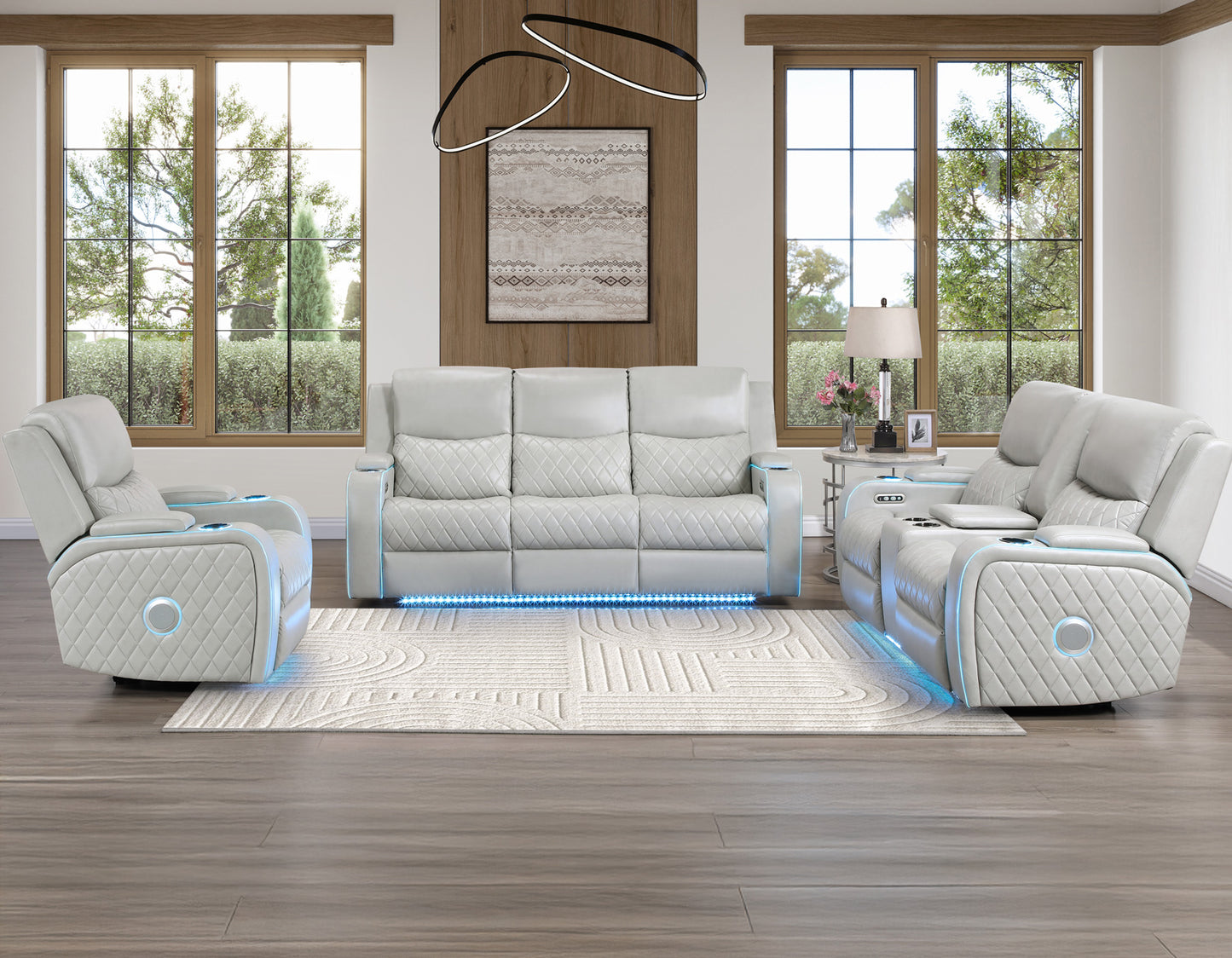 Luna 3 Pc Home Cinema Power Reclining Set