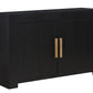 Aubrey Black Finish Server ABR500KSV