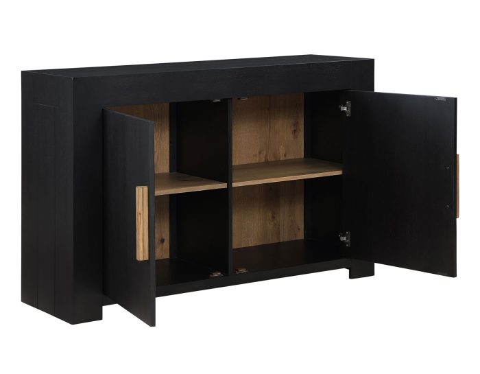 Aubrey Black Finish Server ABR500KSV