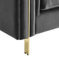 Charlene Button Tufted Rolled Arm Chesterfield Sofa