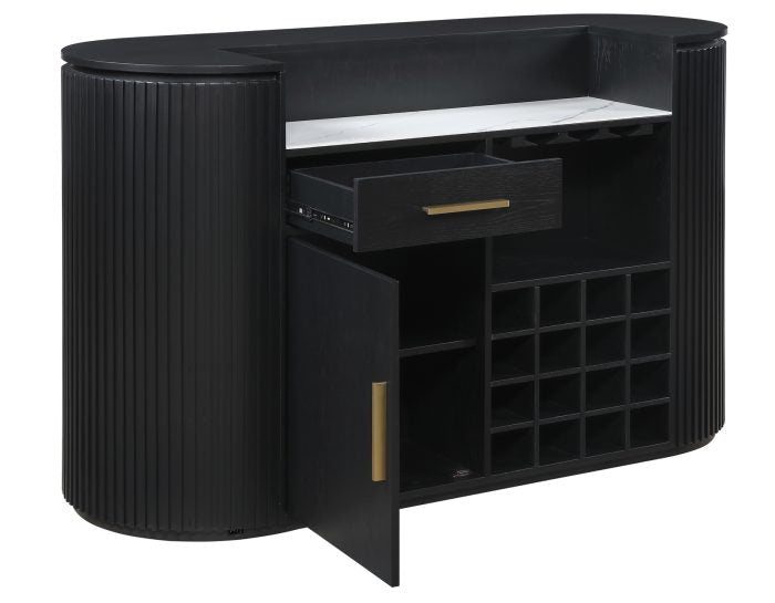 Colvin Black Reeded Bar COL700KB