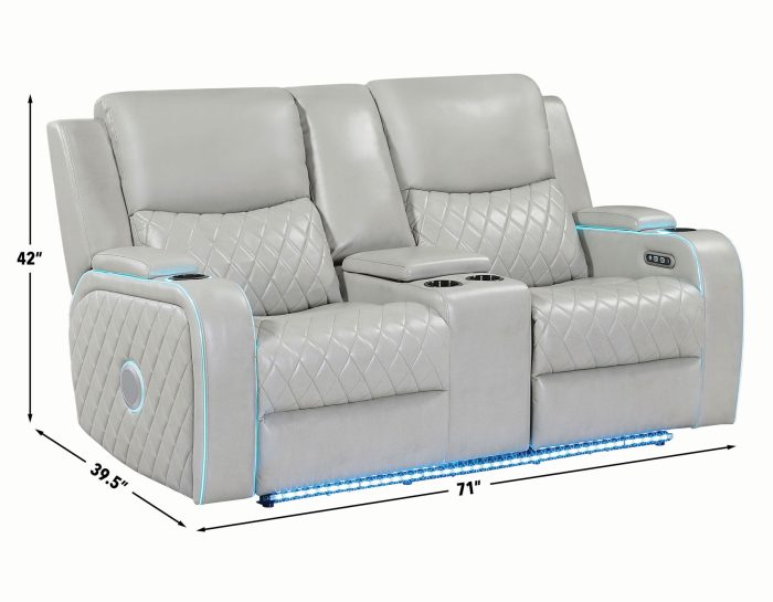 Luna 3 Pc Home Cinema Power Reclining Set
