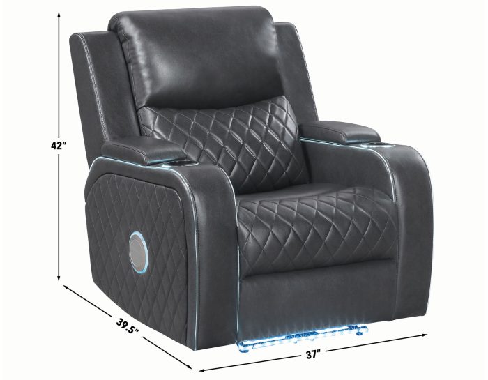 Luna Home Cinema 3 Pc Power Reclining Set