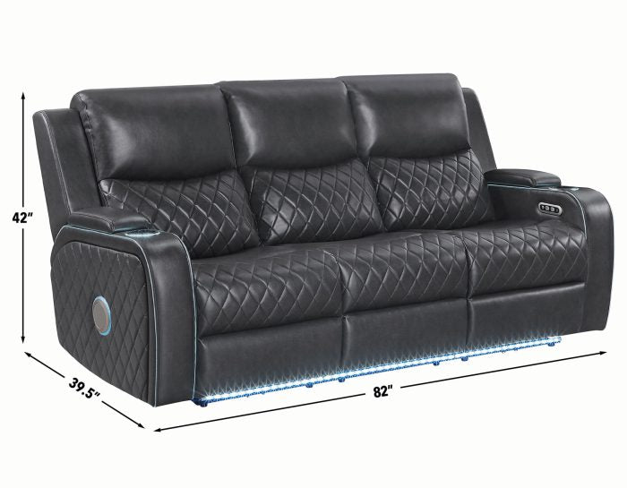 Luna Home Cinema 3 Pc Power Reclining Set