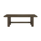 Rosen Brown Finish Expandable Dining Collection