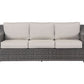 Steve Silver Jones 3 Pc Resin Wicker Outdoor Sofa Set