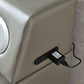 Tesla Grey Leather Bed by ESF - Many Features