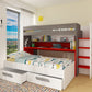 Trasman Bunk Bed w/Pullout Bed & Desk