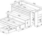 Trasman Bunk Bed w/Pullout Bed & Desk