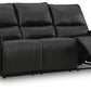 Danemere Black Reclining Sofa by Ashley