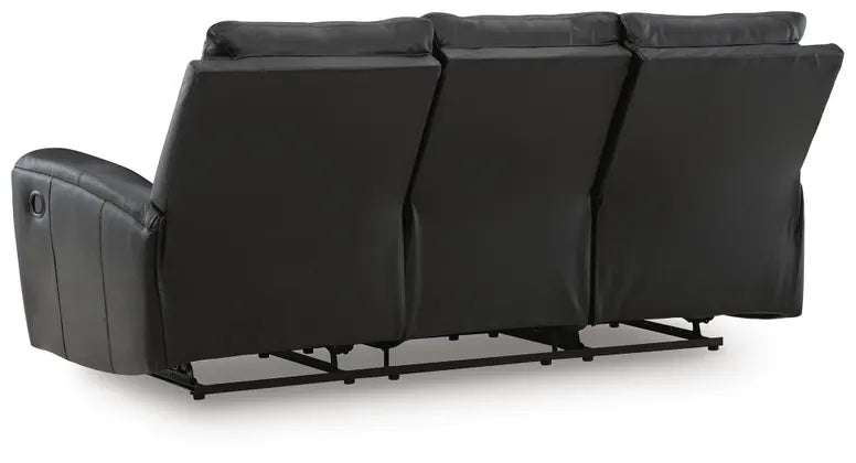 Danemere Black Reclining Sofa by Ashley