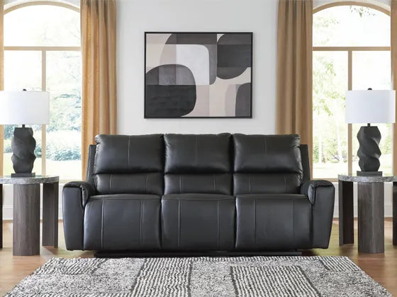 Danemere Black Reclining Sofa by Ashley