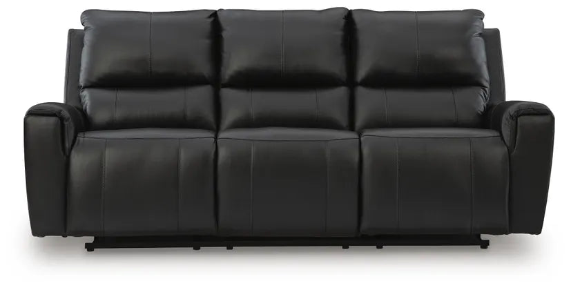 Danemere Black Reclining Sofa by Ashley