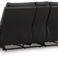 Danemere Black Recling Loveseat w/Console