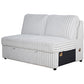 Bliss Stationary Sectional Sleeper Mist Gray