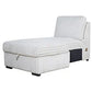 Bliss Stationary Sectional Sleeper Mist Gray